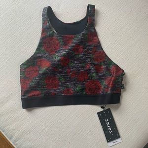 Terez Roses are Red Strap Bralette NWT